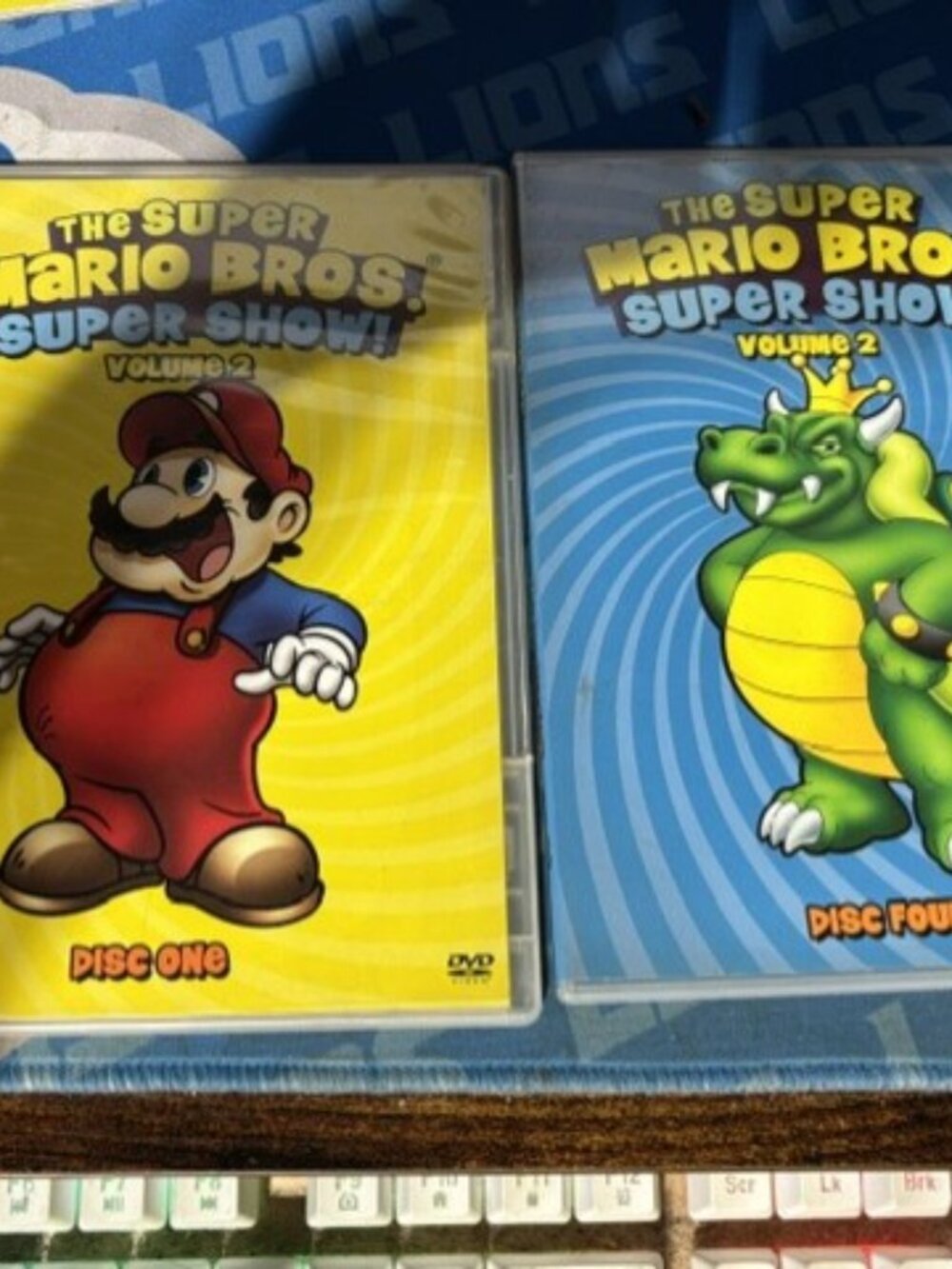 THE SUPER MARIO BROS.SUPER SHOW! DVD VOLUME DISC 1 & 4 LOT OF 2